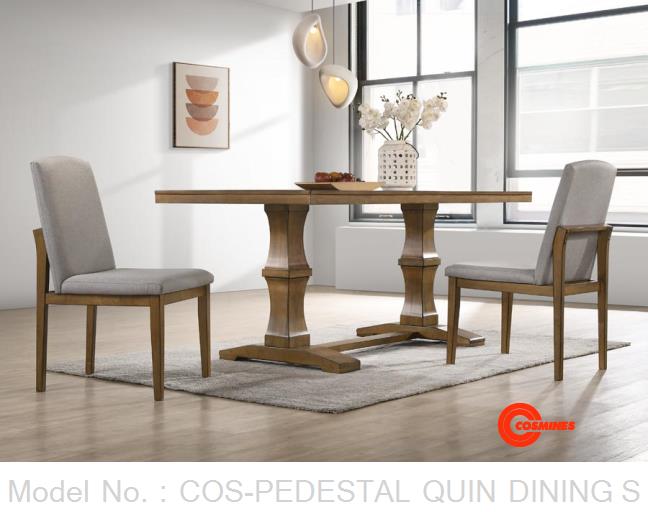 COS-PEDESTAL QUIN DINING SET